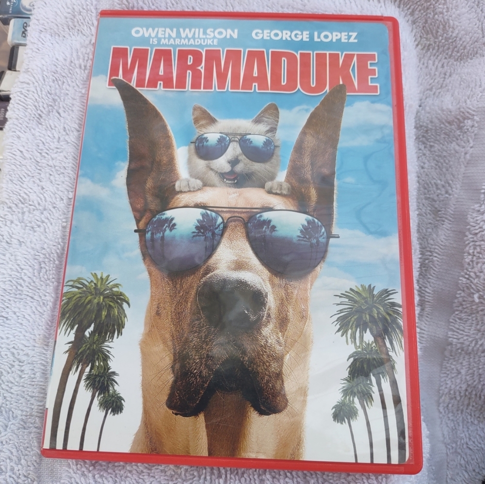 Marmaduke DVD with Red Case